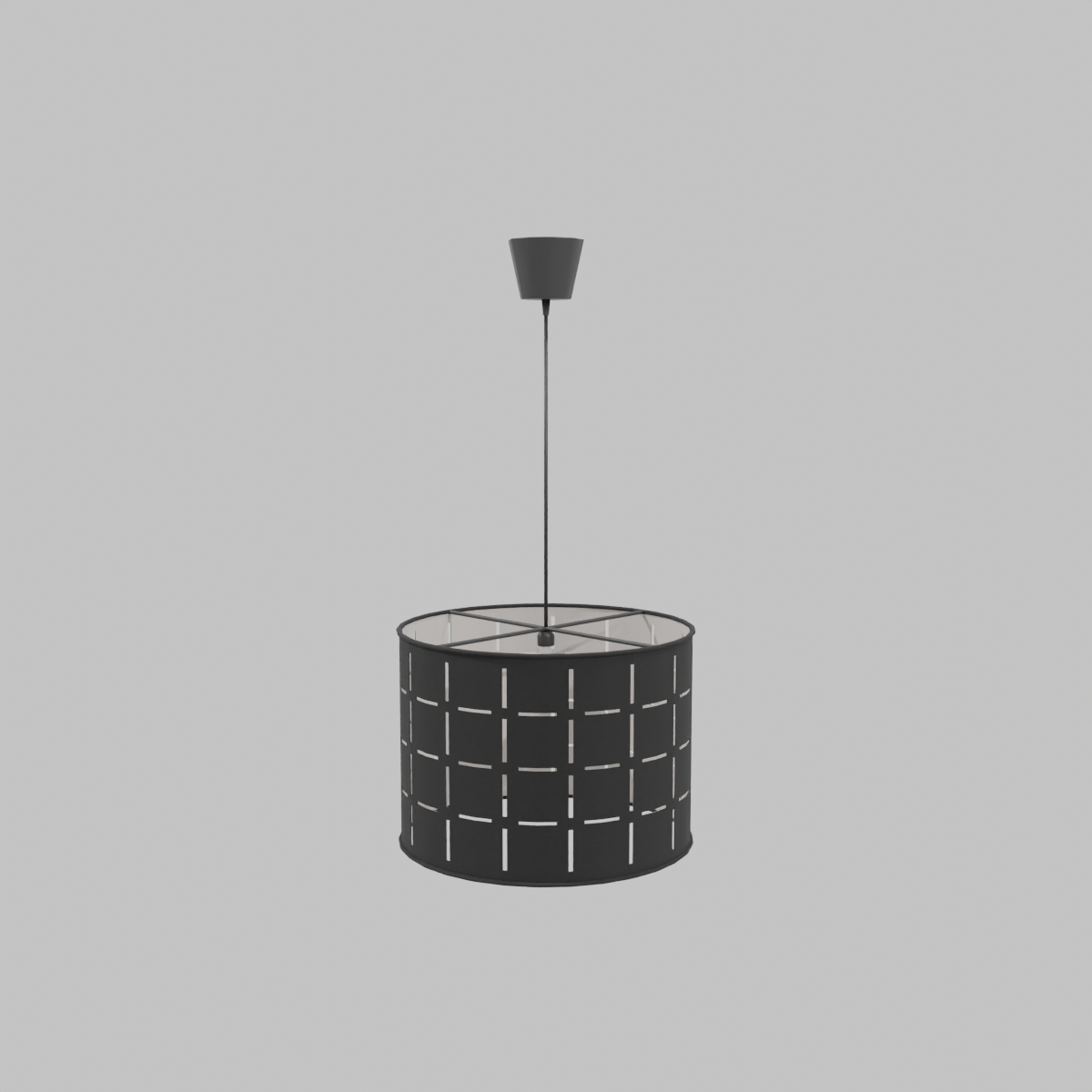 LAMP_COLGAN_TELA_1L_E27_NEGRO