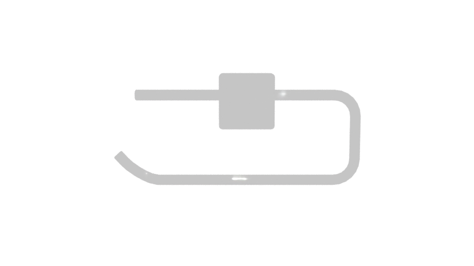 Stylish Metal Towel Holder 3D - Professional 3D Model Render 5