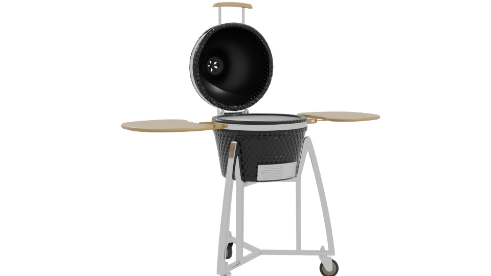 Stylish Outdoor Cooking Grill Model - Professional 3D Model Render 10