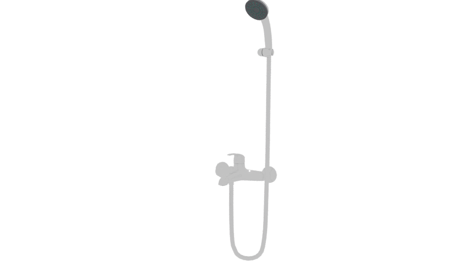 Sleek Modern Shower Head 3D Model - Professional 3D Model Render 12