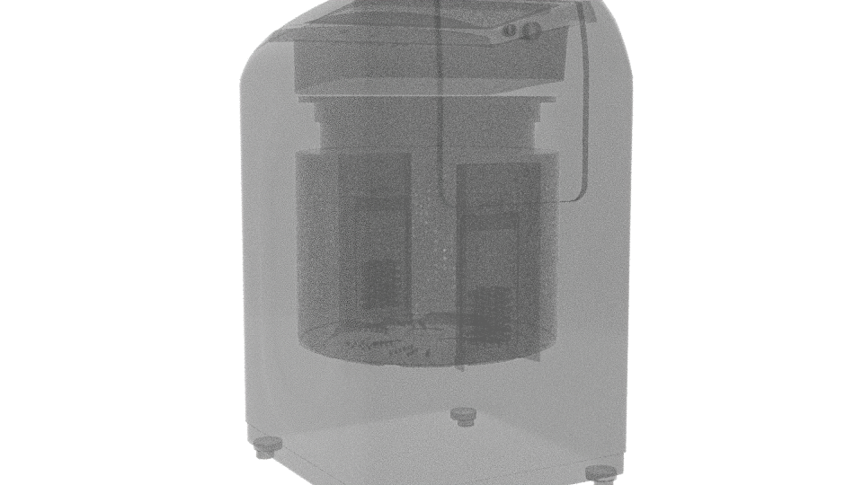 Compact Top-Loading Washing Machine 3D - Professional 3D Model Render 4