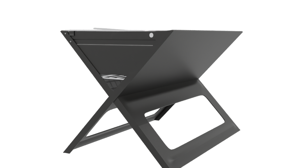 Portable Outdoor Charcoal Grill 3D - Professional 3D Model Render 3