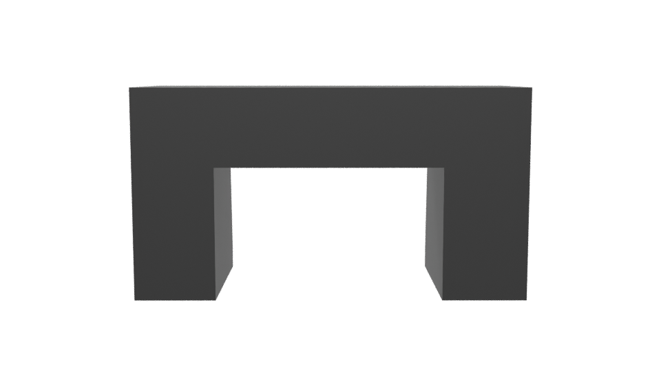 Stylish Modern Office Desk 3D - Professional 3D Model Render 5