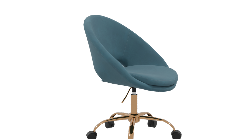 Stylish Modern Office Chair 3D - Professional 3D Model Render 9