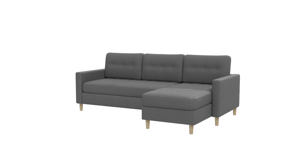 Stylish Modern Sectional Sofa 3D Model - Professional 3D Model Render 12