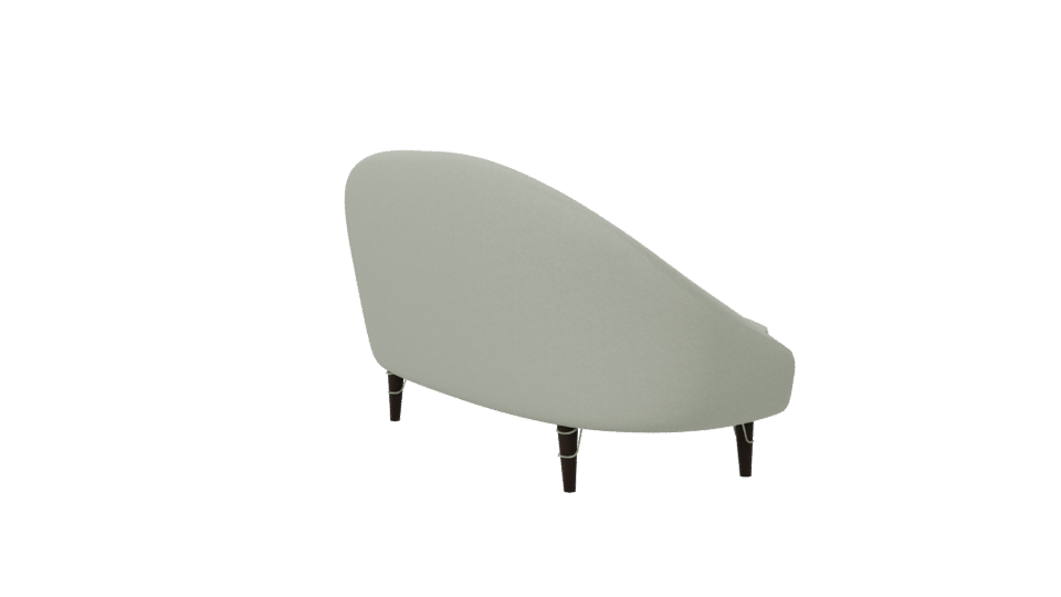 Contemporary Curved Upholstered Sofa 3D Model - Professional 3D Model Render 7