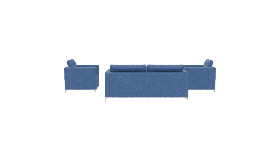 Stylish Sofa Set 3D Model - Professional 3D Model Render 5