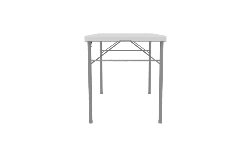 Stylish Folding Table 3D Model - Professional 3D Model Render 2