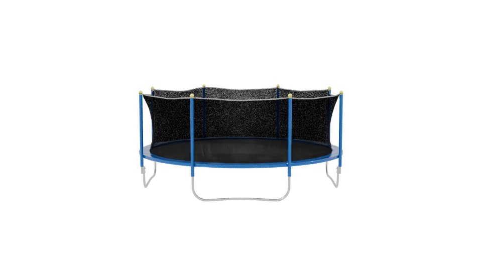 Round Jumping Trampoline Model - Professional 3D Model Render 2