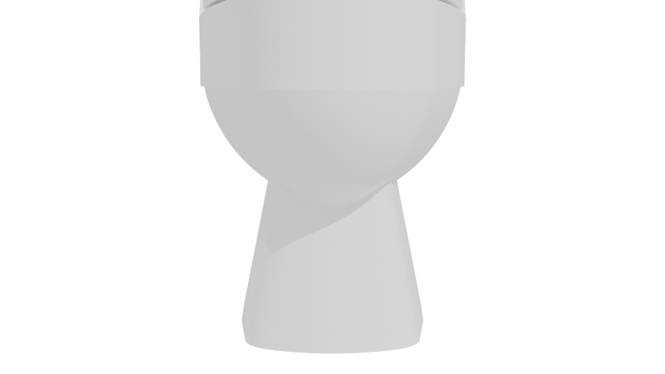 Contemporary Ceramic Toilet 3D Model - Professional 3D Model Render 11