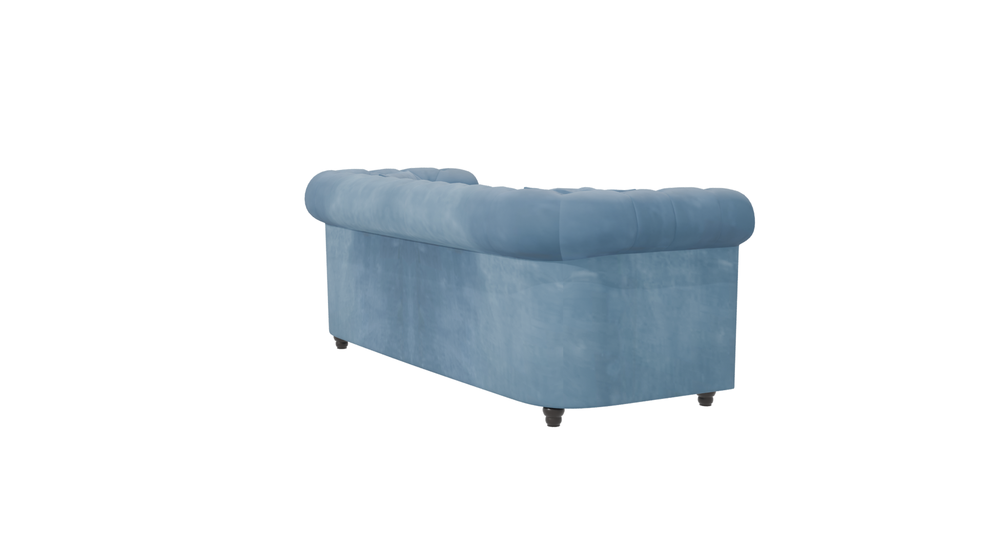 Elegant Blue Sofa 3D Model - Professional 3D Model Render 7