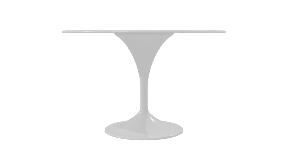 Sleek Modern Dining Table 3D - Professional 3D Model Render 8