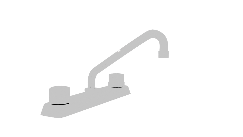 Stylish Bathroom Faucet 3D Model - Professional 3D Model Render 9