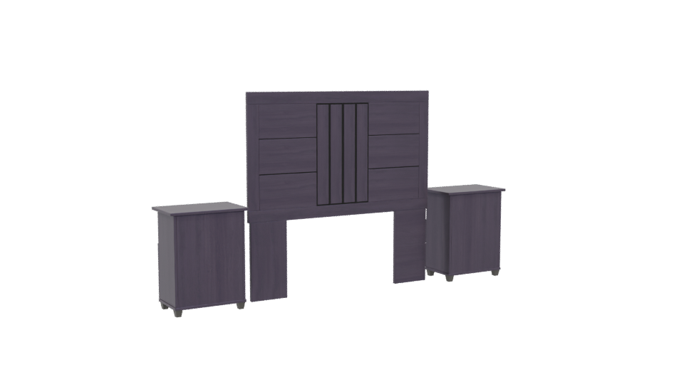 Stylish Bedroom Furniture Set 3D - Professional 3D Model Render 4