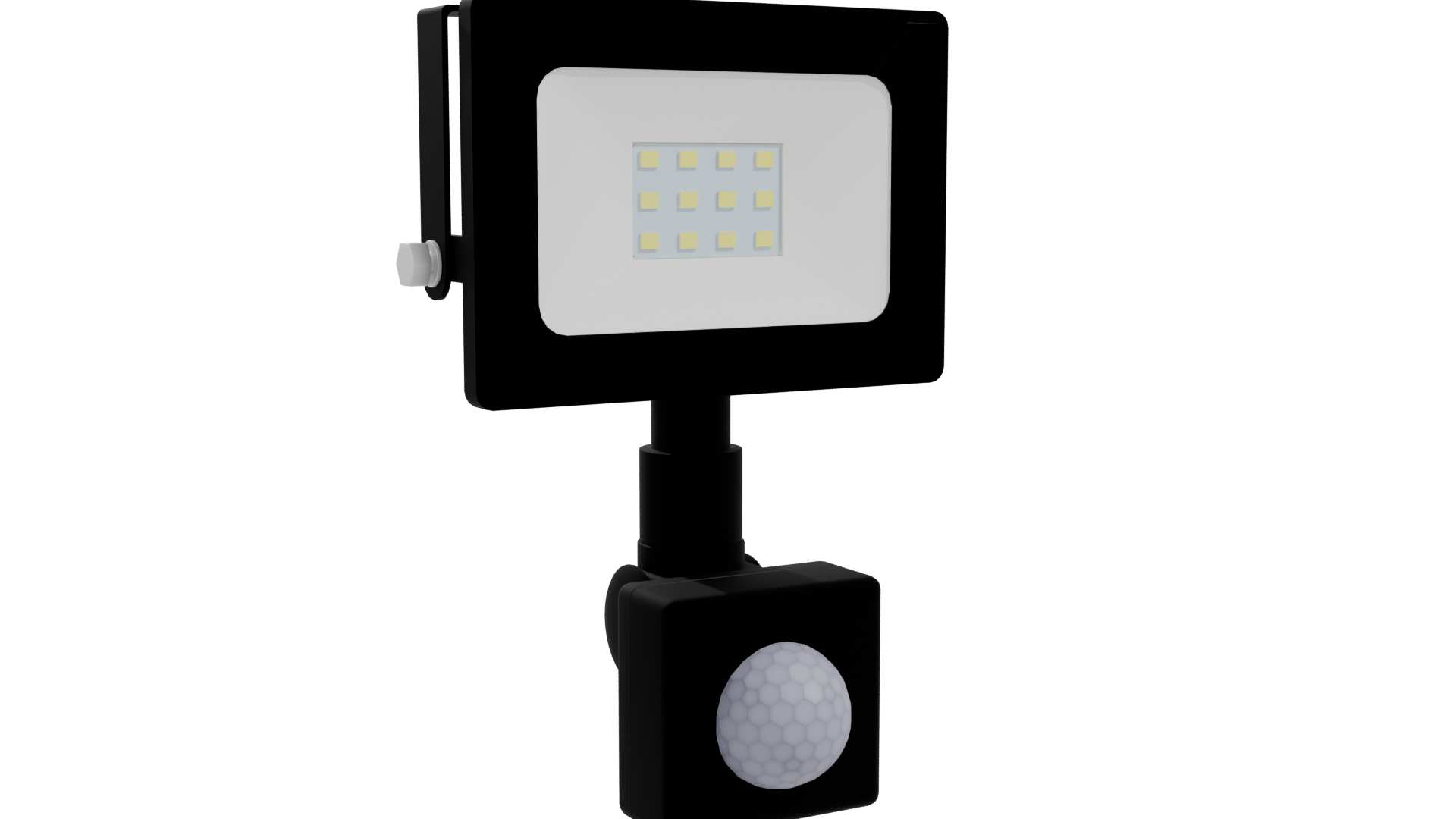 LED Floodlight 3D Model - Professional 3D Model Render 10
