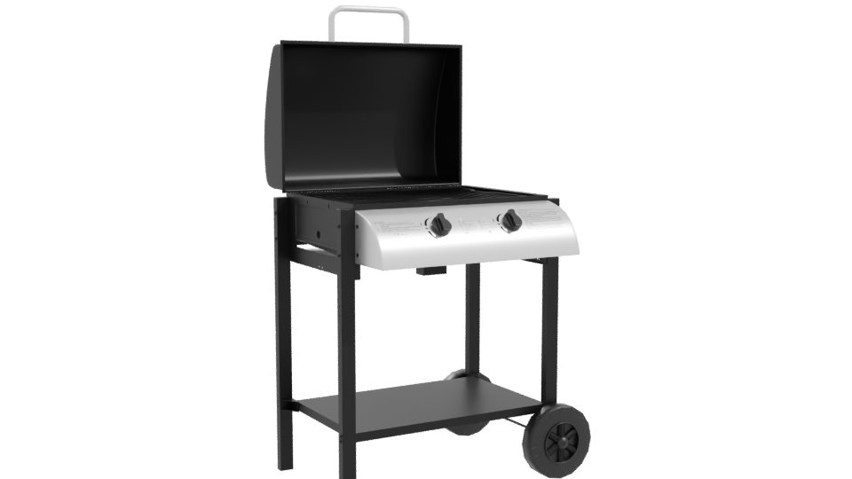 Outdoor Gas Grill 3D Model - Professional 3D Model Render 10