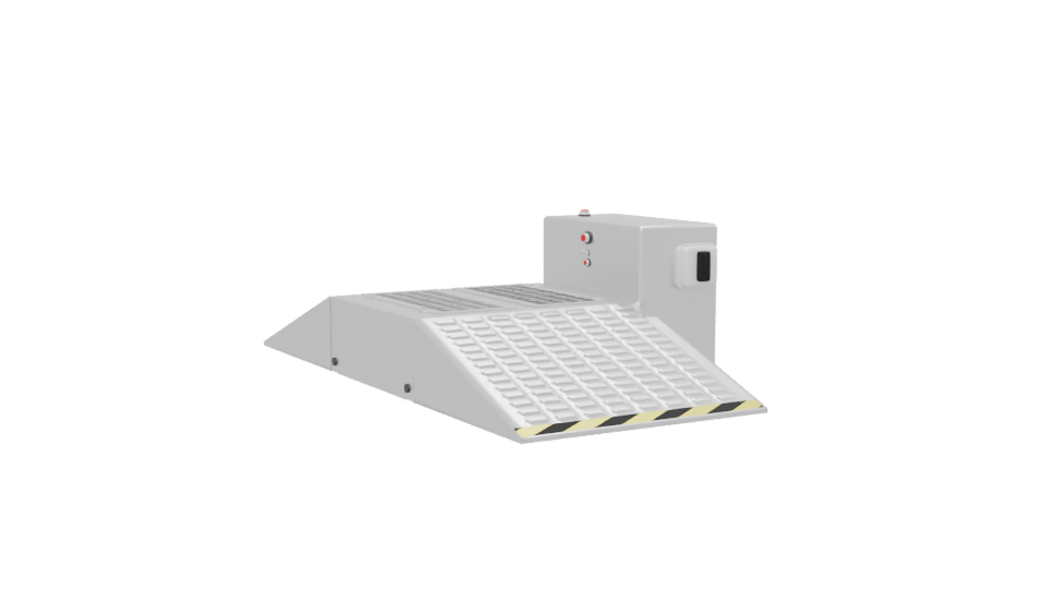Futuristic Drone Landing Pad 3D - Professional 3D Model Render 13