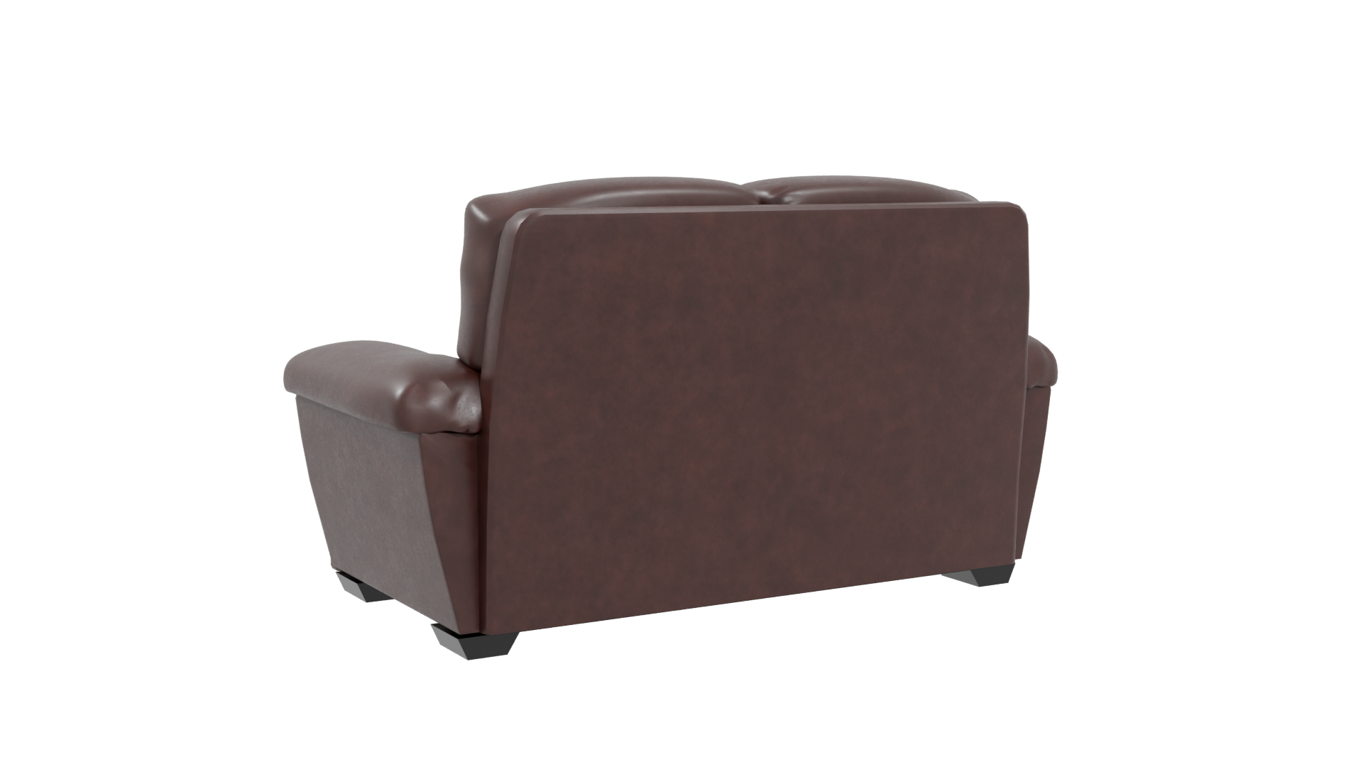 Stylish Leather Sofa 3D Model - Professional 3D Model Render 4