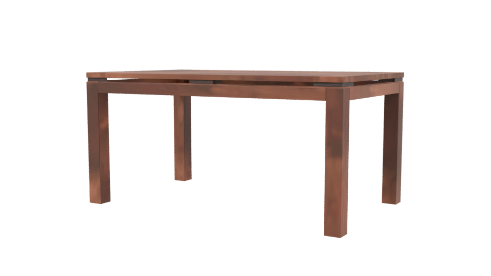 Modern Wooden Table Model 3D - Professional 3D Model Render 3