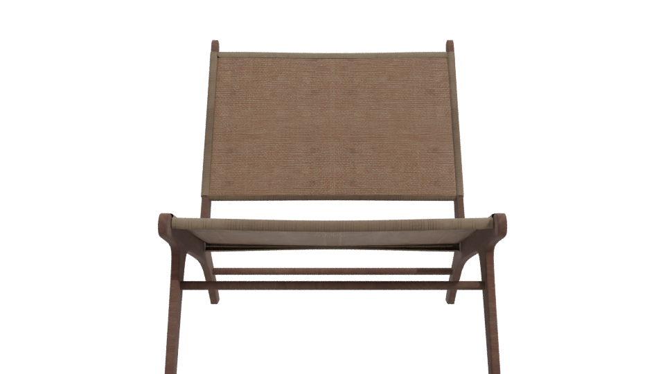 Stylish Minimalist Lounge Chair 3D - Professional 3D Model Render 11