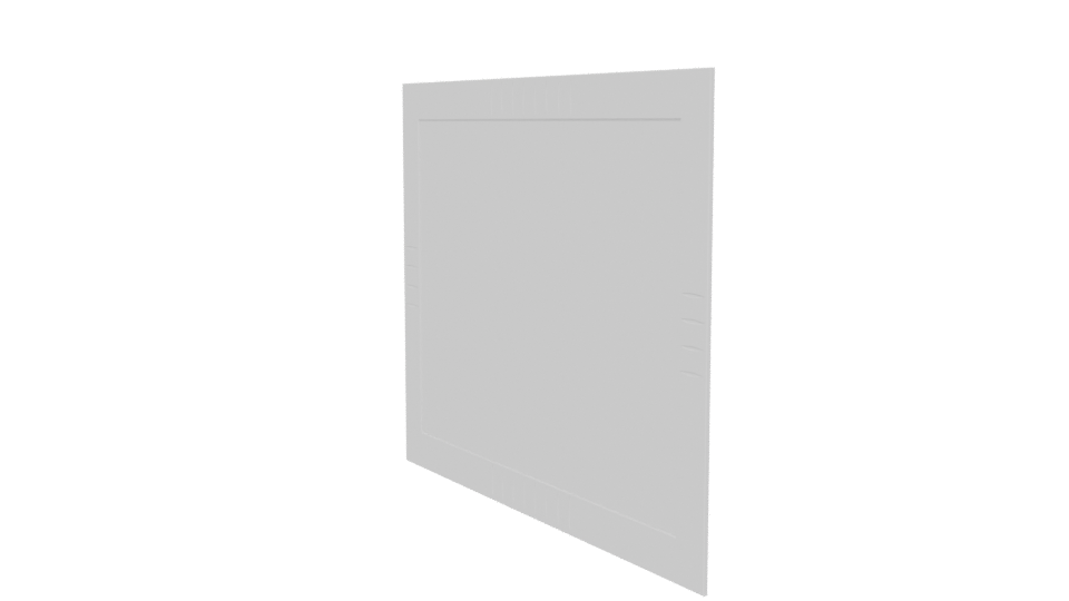 Minimalist Wall-Mounted Frame 3D - Professional 3D Model Render 13