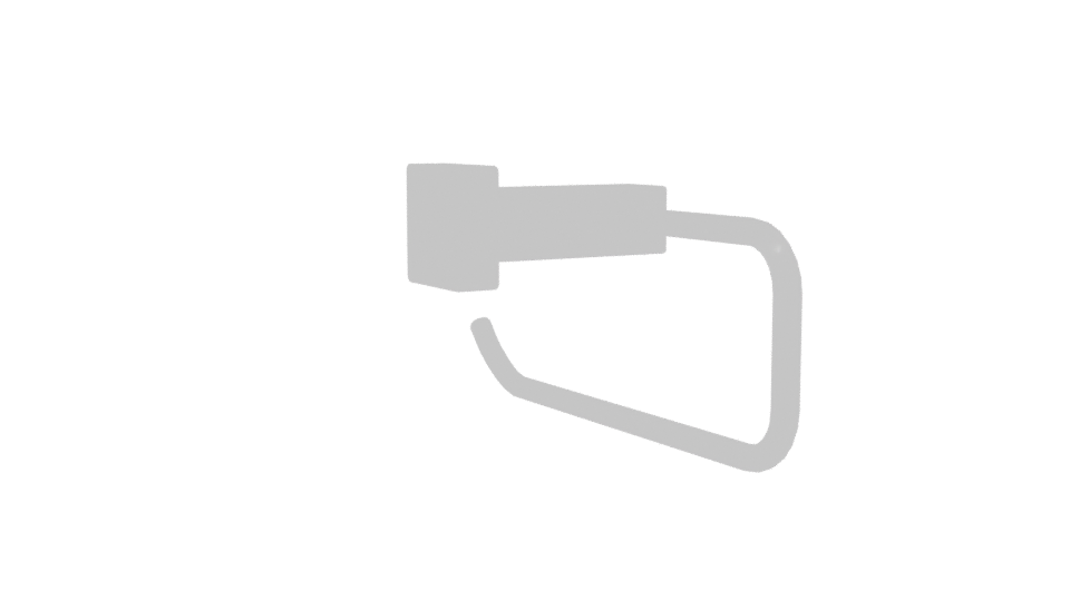 Stylish Metal Towel Holder 3D - Professional 3D Model Render 7