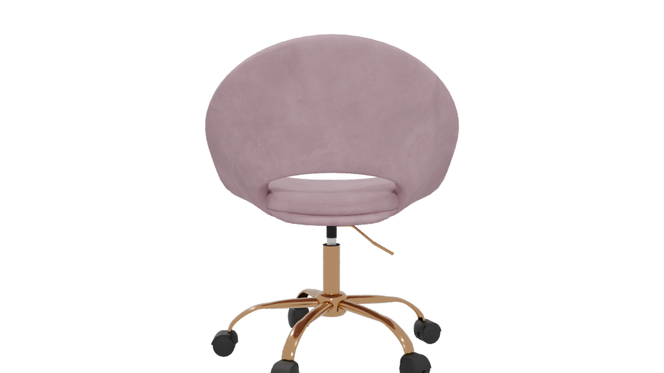 Stylish Modern Office Chair 3D Model - Professional 3D Model Render 5