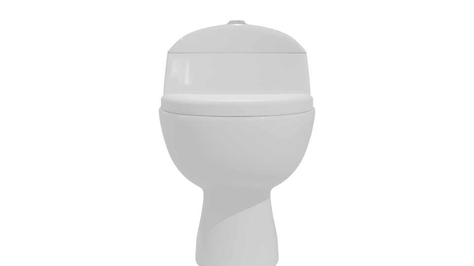Stylish Bathroom Toilet 3D Model - Professional 3D Model Render 11