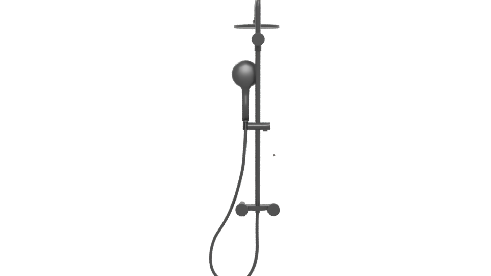 Sleek Modern Shower System 3D - Professional 3D Model Render 5