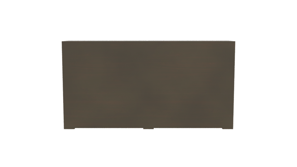 Modern Minimalist Wooden Cabinet - Professional 3D Model Render 5