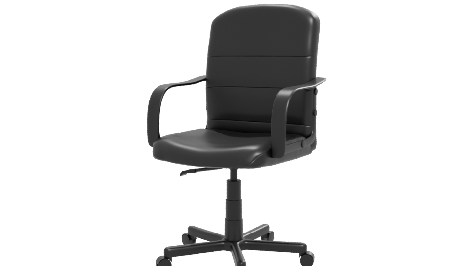 Stylish Modern Office Chair 3D - Professional 3D Model Render 12