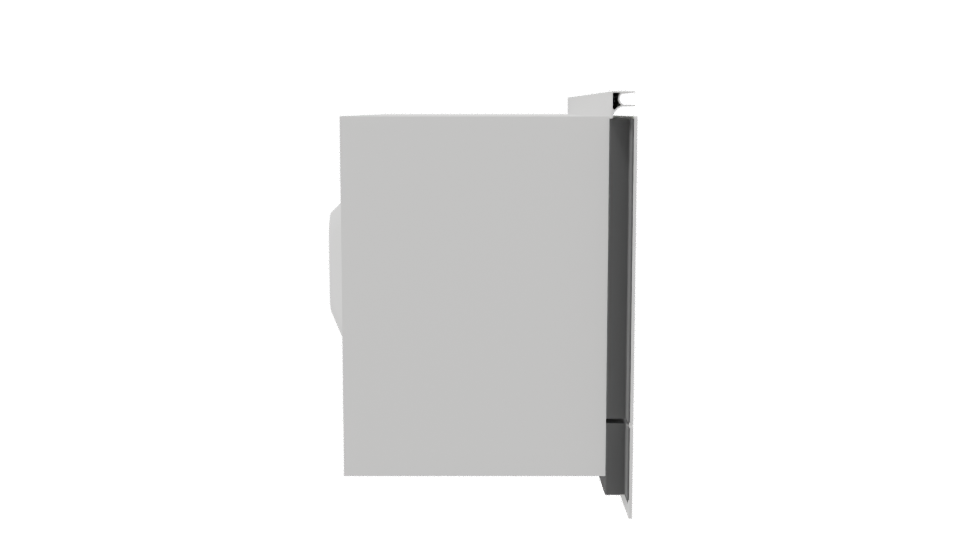 Sleek Wall-Mounted Microwave 3D - Professional 3D Model Render 8