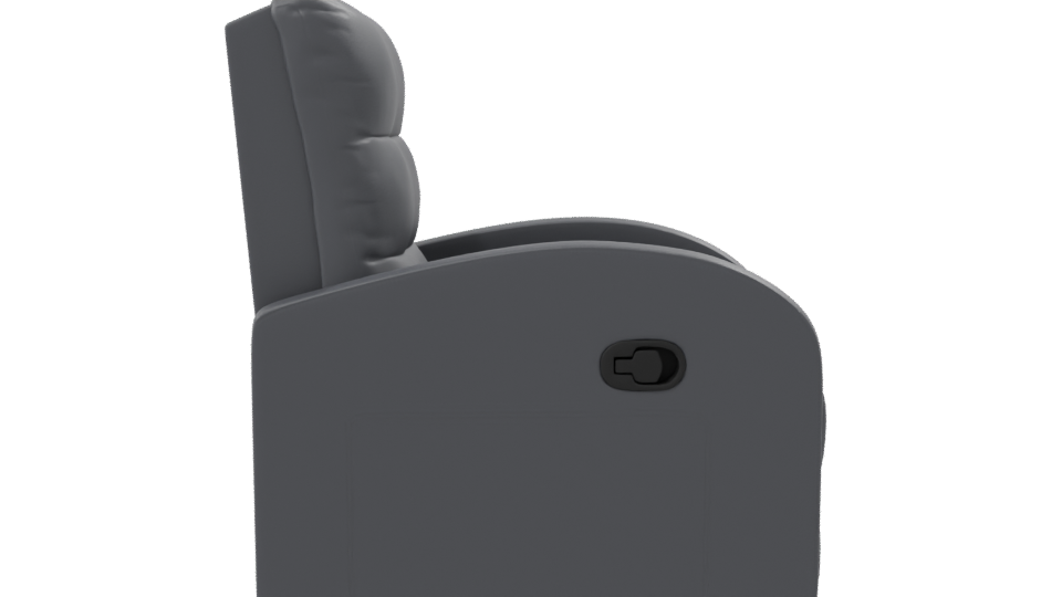 Luxurious Reclining Armchair Model - Professional 3D Model Render 8