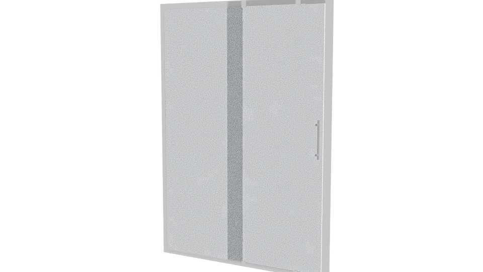 Sleek Glass Shower Door 3D Model - Professional 3D Model Render 6