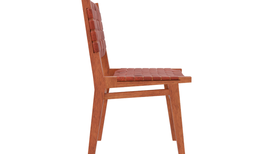 Stylish Woven Dining Chair 3D - Professional 3D Model Render 8