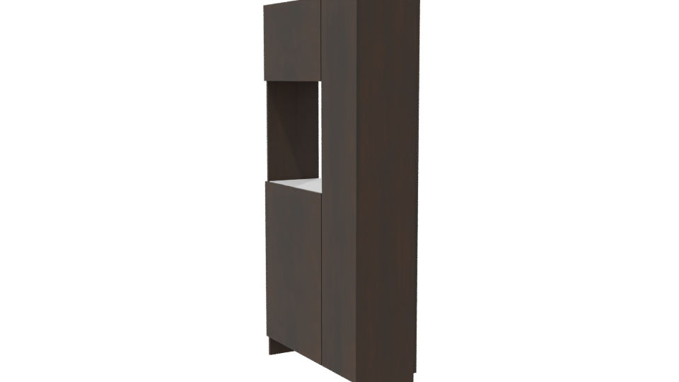 Stylish Wooden Cabinet 3D Model - Professional 3D Model Render 7