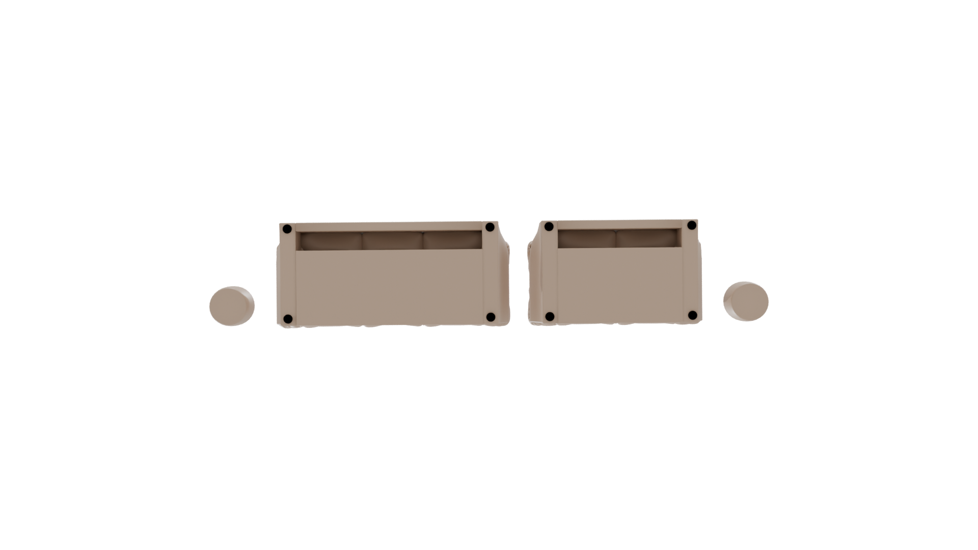 JUEGO LIVING CANAVARO 3-2-2 PUFF