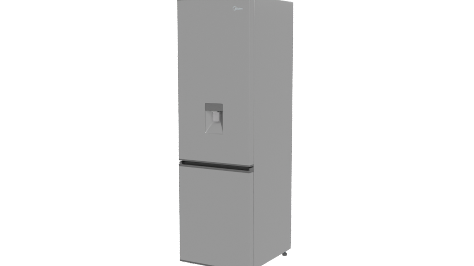 Elegant Stainless Steel Refrigerator 3D - Professional 3D Model Render 12
