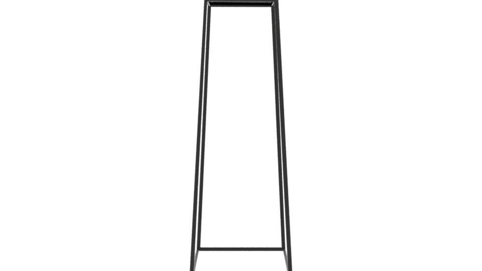 Minimalist Metal Display Stand - Professional 3D Model Render 2