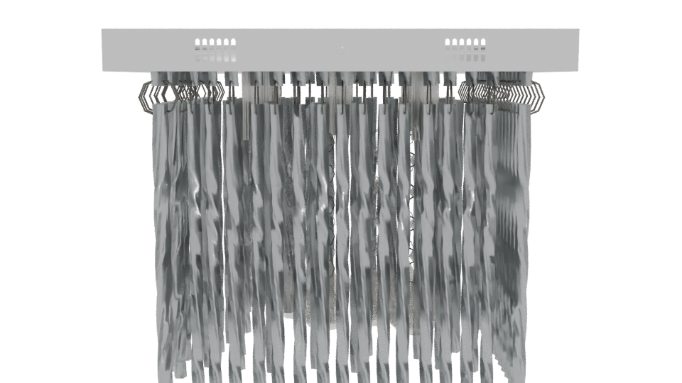 Modern Minimalist Shower Fixture - Professional 3D Model Render 11