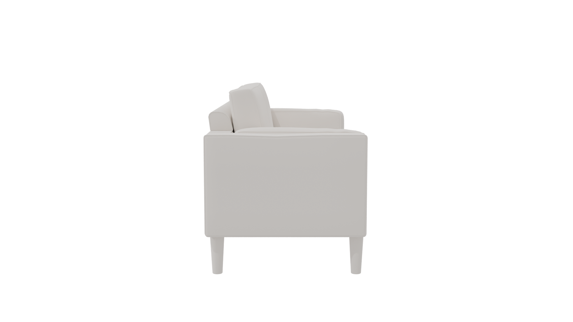 Stylish Modern Two-Seat Sofa - Professional 3D Model Render 3