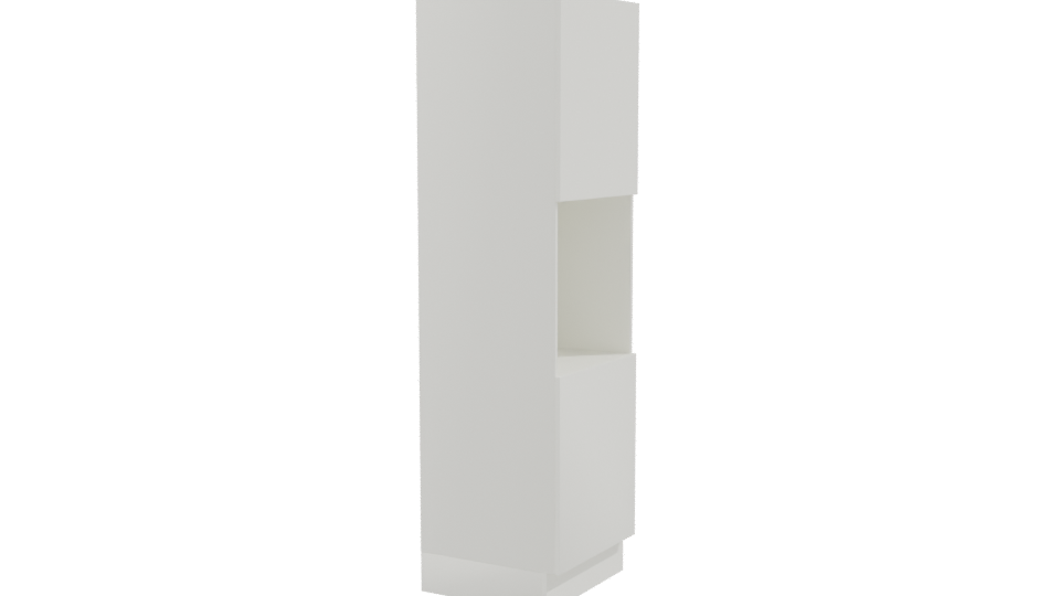 Minimalist Tall Display Shelf 3D - Professional 3D Model Render 9