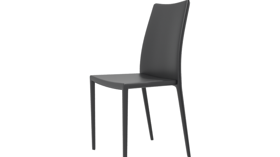 Sleek Modern Dining Chair 3D Model - Professional 3D Model Render 13