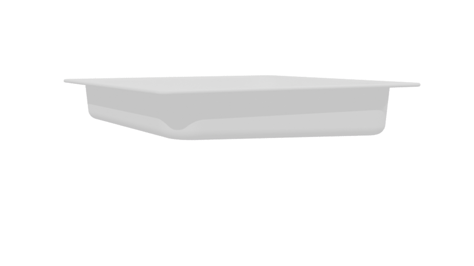 Stylish Rectangular Tray 3D Model - Professional 3D Model Render 13