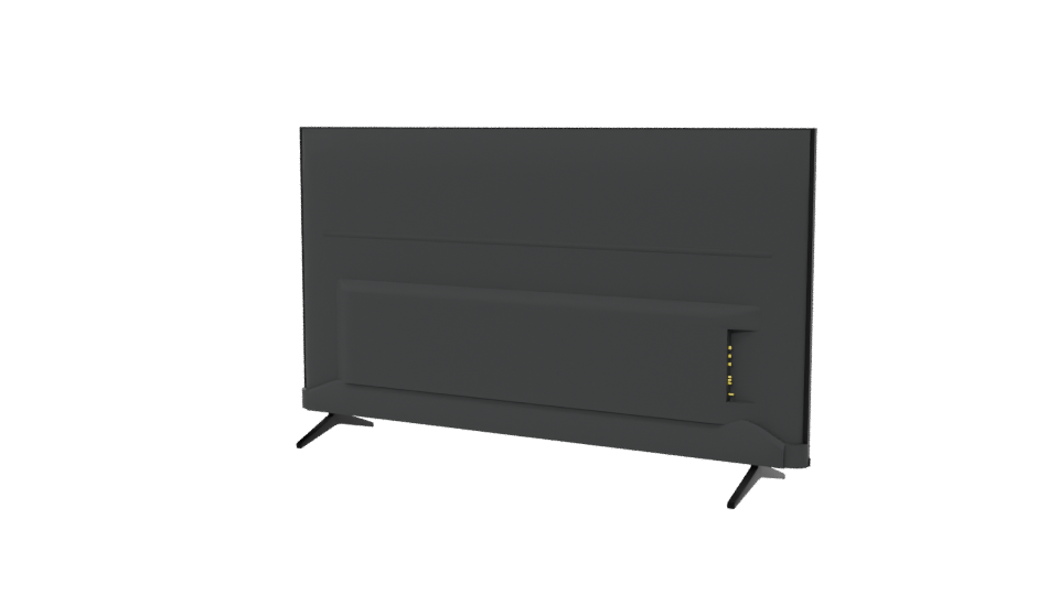 Sleek Modern Flat Screen TV - Professional 3D Model Render 6