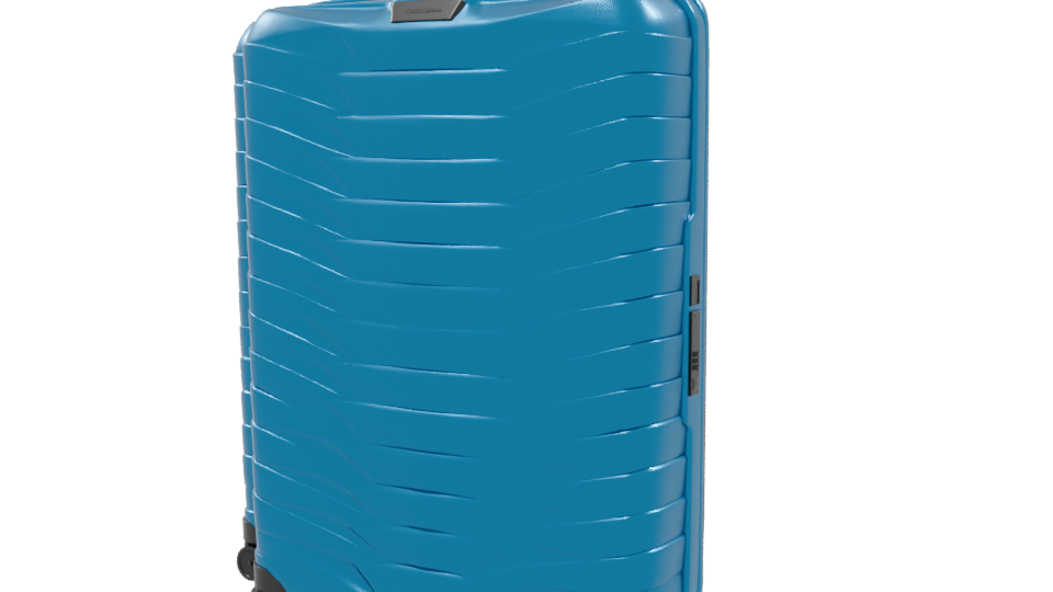 Stylish Hardshell Luggage Model - Professional 3D Model Render 9