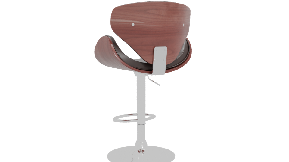 Stylish Bar Stool 3D Model - Professional 3D Model Render 4