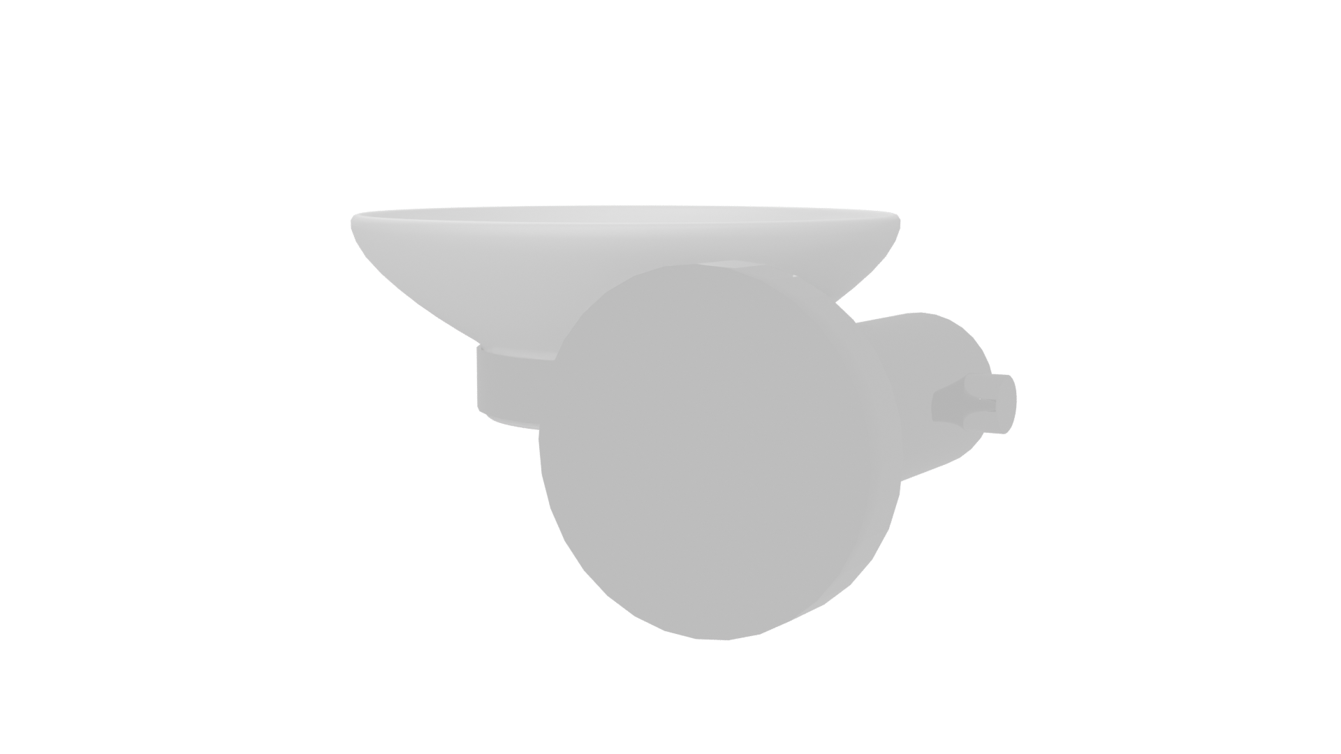Stylish Wall-Mounted Soap Dish 3D - Professional 3D Model Render 6
