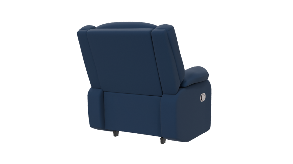 Stylish Recliner Chair 3D Model - Professional 3D Model Render 6
