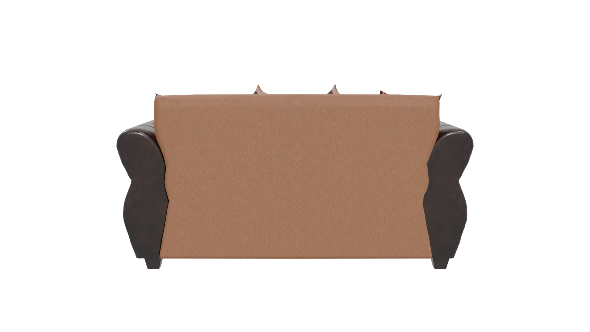 Elegant Brown Sofa 3D Model - Professional 3D Model Render 5